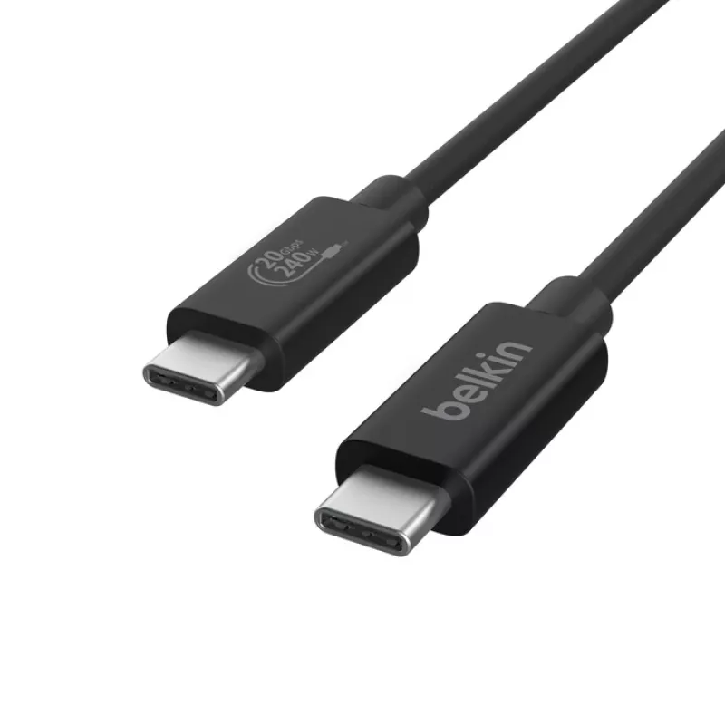 USB laidas Belkin INZ004BT2MBK USB4 Gen 2x2 2 m USB C juodas