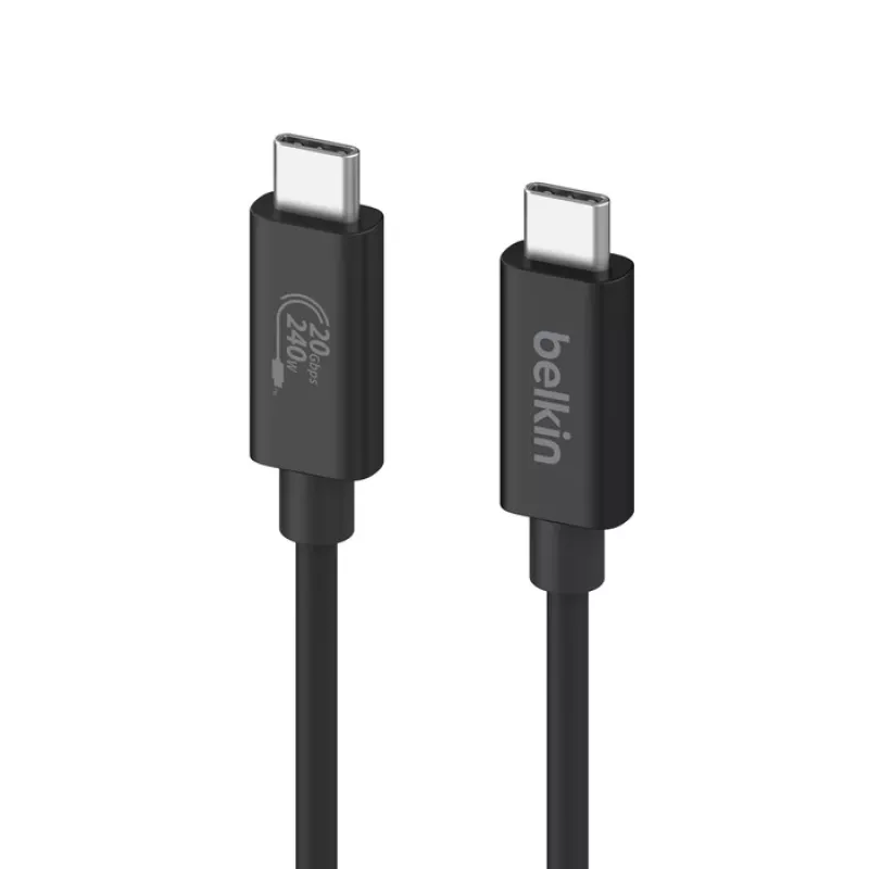 USB laidas Belkin INZ004BT2MBK USB4 Gen 2x2 2 m USB C juodas