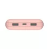 BELKIN Power Bank 20k USB-a ir USB-c 15w Rožinė