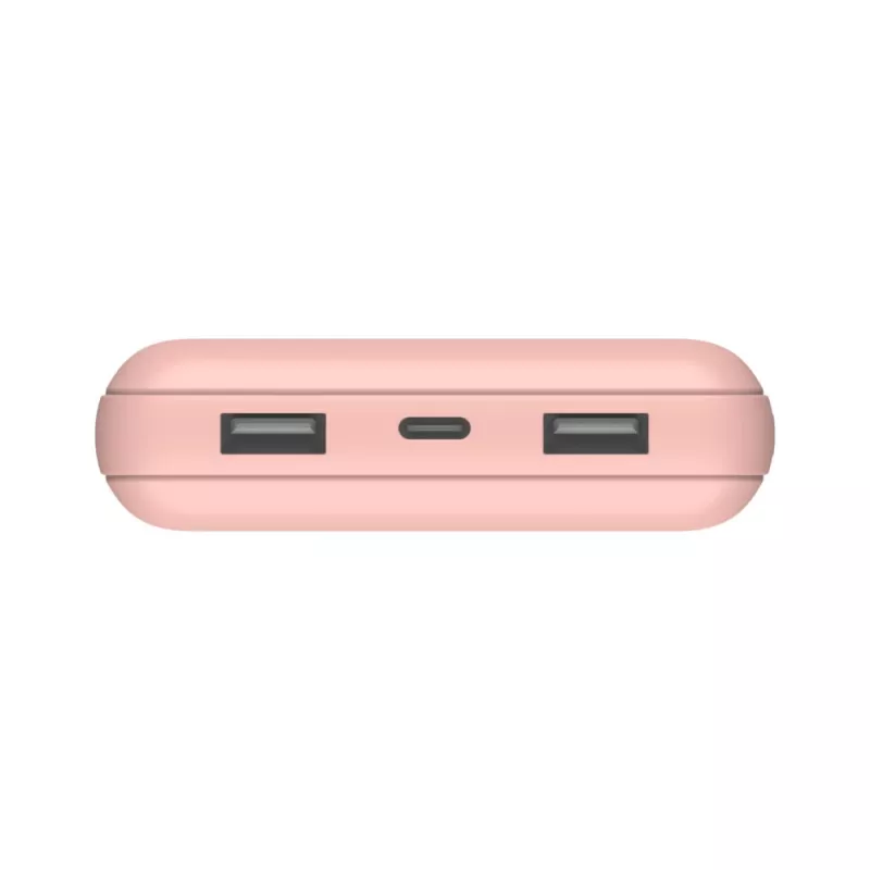 BELKIN Power Bank 20k USB-a ir USB-c 15w Rožinė