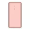 BELKIN Power Bank 20k USB-a ir USB-c 15w Rožinė