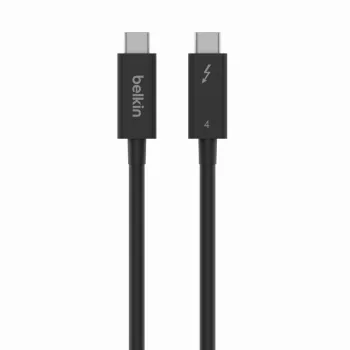 BELKIN Thunderbolt 4 laidas USB-C juodas USB-C 40 Gbit/s 100 W aktyvus 2 m
