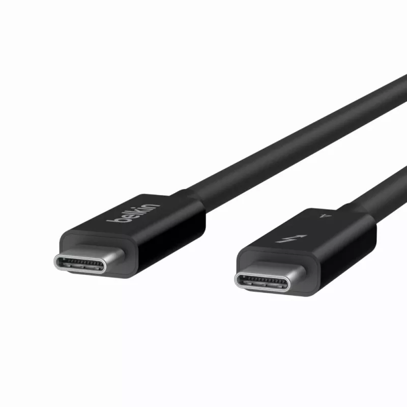 BELKIN Thunderbolt 4 laidas USB-C juodas USB-C 40 Gbit/s 100 W aktyvus 2 m