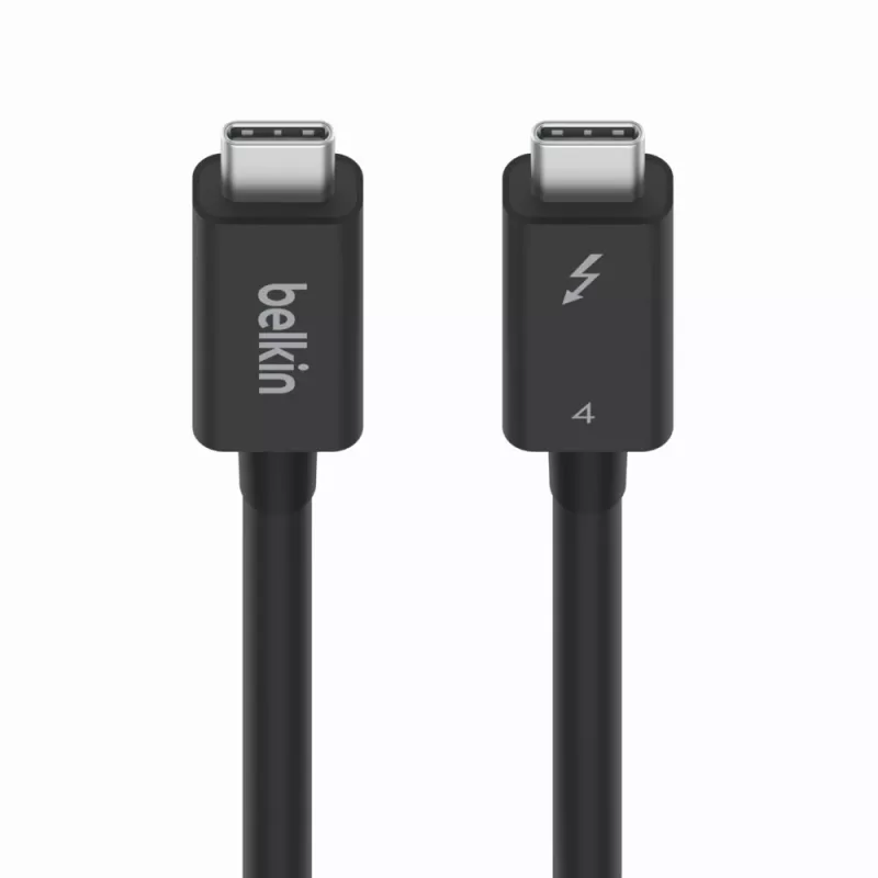 BELKIN Thunderbolt 4 laidas USB-C juodas USB-C 40 Gbit/s 100 W aktyvus 2 m