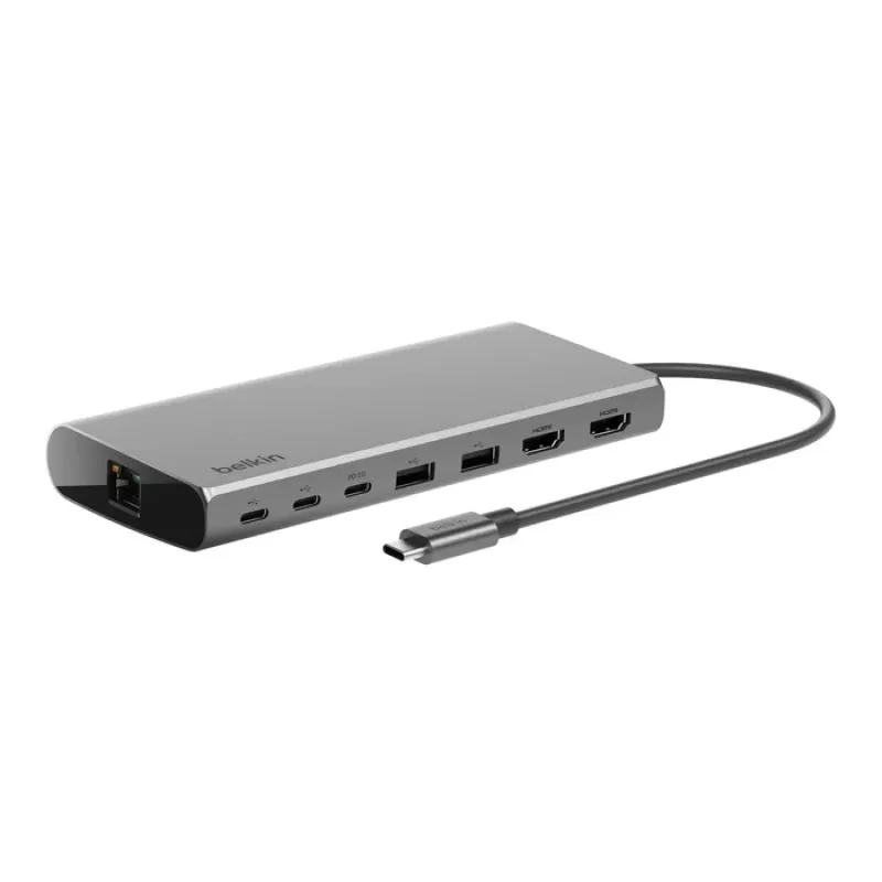 Nešiojamojo kompiuterio dokas Belkin INC015BTSGY-CZ USB 3.2 Gen 1 Type-C aliuminis 4K