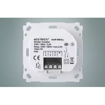 Siųstuvas Homematic IP HmIP-BROLL Baltas