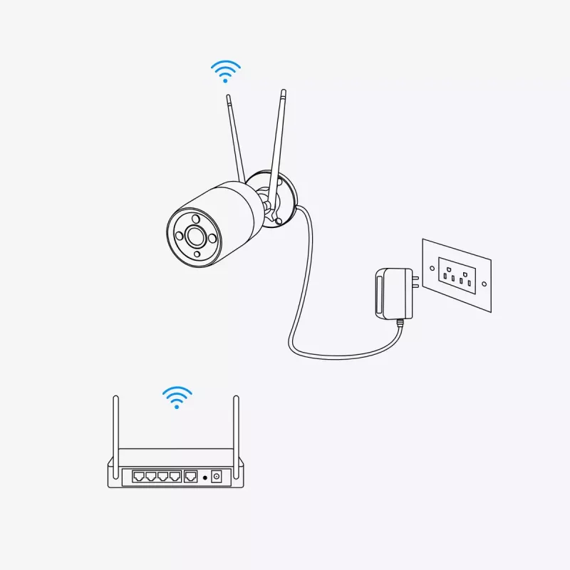 IP apsaugos kamera Reolink W330 4K Wi-Fi 6