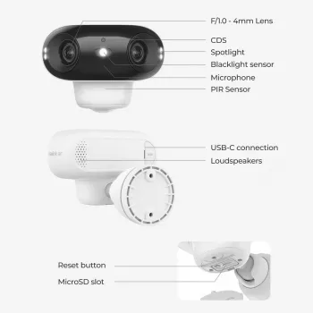 IP apsaugos kamera Reolink Argus Series B740X IP66