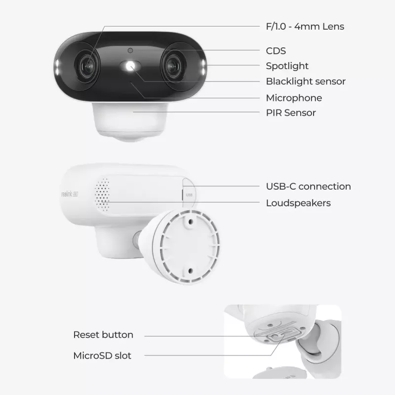 IP apsaugos kamera Reolink Argus Series B740X IP66