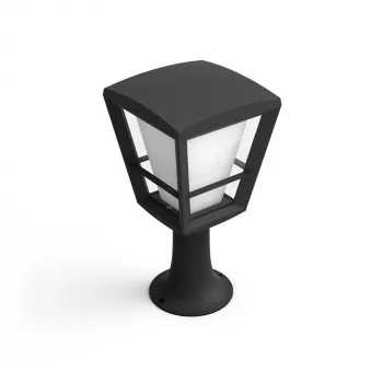 Philips Hue White and colour ambience Econic lauko šviestuvas ant stulpelio