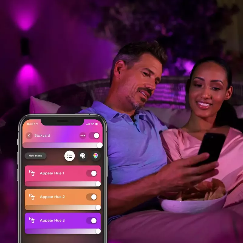 Lauko sieninis šviestuvas Philips Hue White and colour ambience Appear