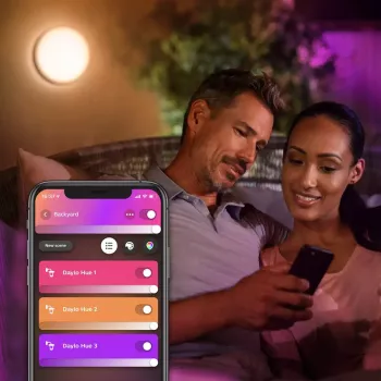 Lauko sieninis šviestuvas Philips Hue White and colour ambience Daylo
