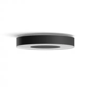 Išmanusis lubinis šviestuvas „Philips Hue Infuse large“ juodas – balta ir spalvota aplinkos šviesa, „Bluetooth“, Ø425×86 mm, 50–60 Hz