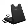 Ausinių stovas Jabra Engage SE Desk Stand USB-C, juoda