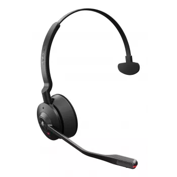 Jabra Engage 55 SE - USB-A MS Mono, EMEA/APAC, belaidis, 40 - 16000 Hz, biuras/skambučių centras, 57 g, ausinės, juodos