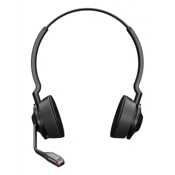 Jabra Engage 55 SE - USB-A MS Stereo, EMEA/APAC, belaidis, 40 - 16000 Hz, biuras/skambučių centras, 83 g, ausinės, juodos