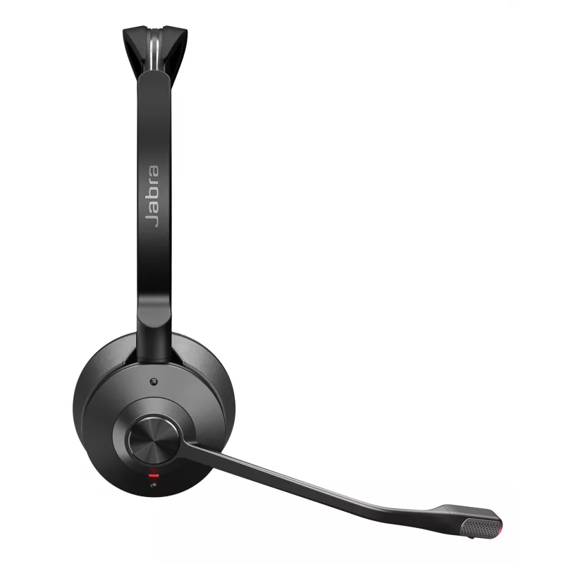 Jabra Engage 55 SE - USB-A UC Stereo, EMEA/APAC, belaidis, 40 - 16000 Hz, Biuras/Skambučių centras, 83 g, Ausinės, Juoda