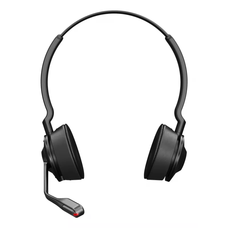 Jabra Engage 55 SE - USB-A UC Stereo, EMEA/APAC, belaidis, 40 - 16000 Hz, Biuras/Skambučių centras, 83 g, Ausinės, Juoda
