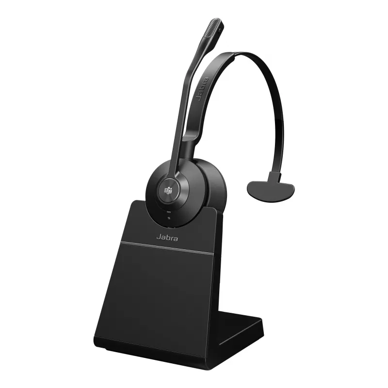 Jabra Engage 55 SE - USB-A MS Mono (su stovu), EMEA/APAC, Belaidis, 40 - 16000 Hz, Biuras/Skambučių centras, 57 g, Ausinės, Juoda