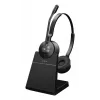 Jabra Engage 55 SE - USB-A MS Stereo (su stovu), EMEA/APAC, Belaidis, 40 - 16000 Hz, Biuras/Skambučių centras, 83 g, Ausinės, Juoda
