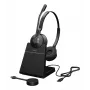 Jabra Engage 55 SE - USB-C UC Stereo (su stovu), EMEA/APAC, Belaidis, 40 - 16000 Hz, Biuras/Skambučių centras, 83 g, Ausinės, Juoda