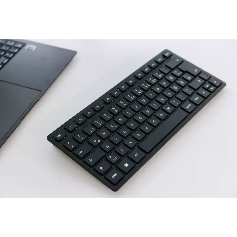 CHERRY KW 9200 MINI klaviatūra universali USB + RF belaidė + Bluetooth QWERTZ vokiečių juoda