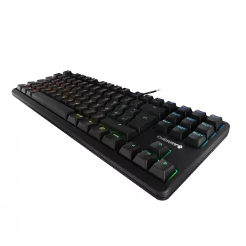 CHERRY G80-3000N RGB TKL klaviatūra universali USB QWERTZ vokiška juoda