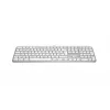 Klaviatūra Logitech MX Keys S universali belaidė RF + Bluetooth QWERTZ vokiška aliuminio balta
