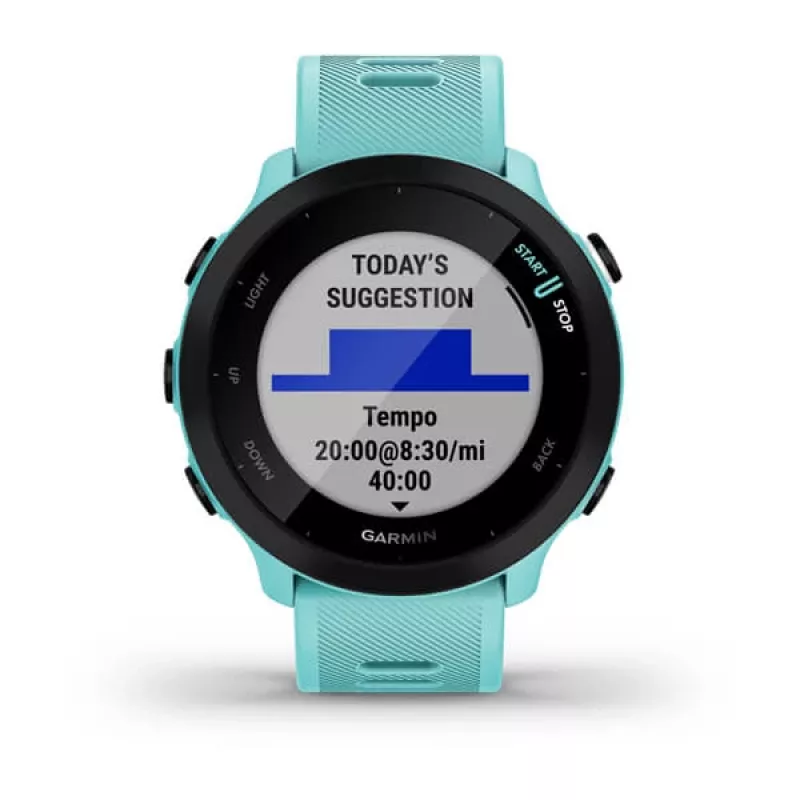 GARMIN INTERNATIONAL Forerunner 55 bėgimo išmanusis laikrodis - Aqua