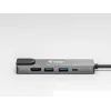 Equip USB-C 5-in-1 daugiafunkcis adapteris, HDMI, Gigabit LAN, USB 3.2 Gen1, 100W USB PD