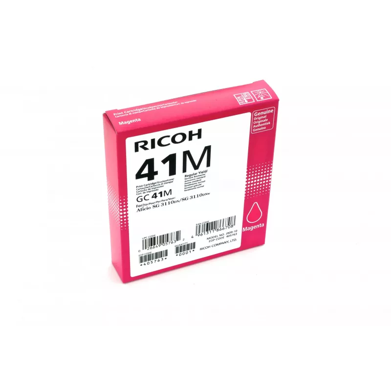 Ricoh 405763 rašalo kasetė 1 vnt. Originali standartinės talpos purpurinė