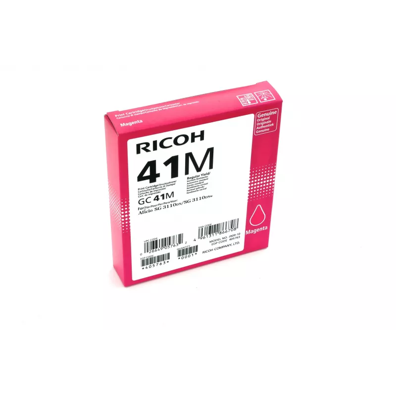 Ricoh 405763 rašalo kasetė 1 vnt. Originali standartinės talpos purpurinė