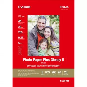 Canon PP-201 Glossy II blizgus fotopopierius A4 - 20 lapų
