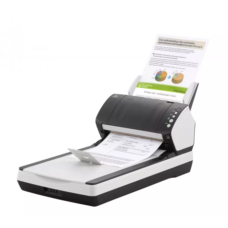 Ricoh fi-7240 plokščiasis ir ADF skaitytuvas 600 x 600 DPI A4 juoda, balta
