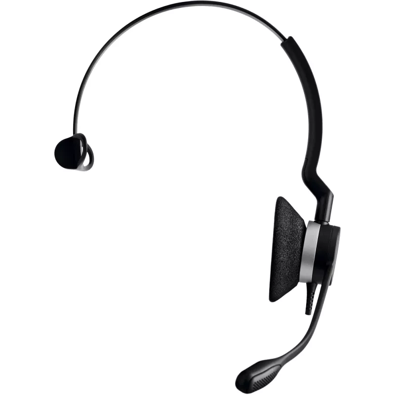 Jabra BIZ 2300 Mono, USB, UC, laidinis, biuro/skambučių centrui, 150–6800 Hz, 49 g, ausinės, juodos