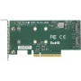 SUPERMICRO Low Profile PCI-E Riser Card, palaiko 2x M2 modulį (AOC-SLG3-2M2-O)