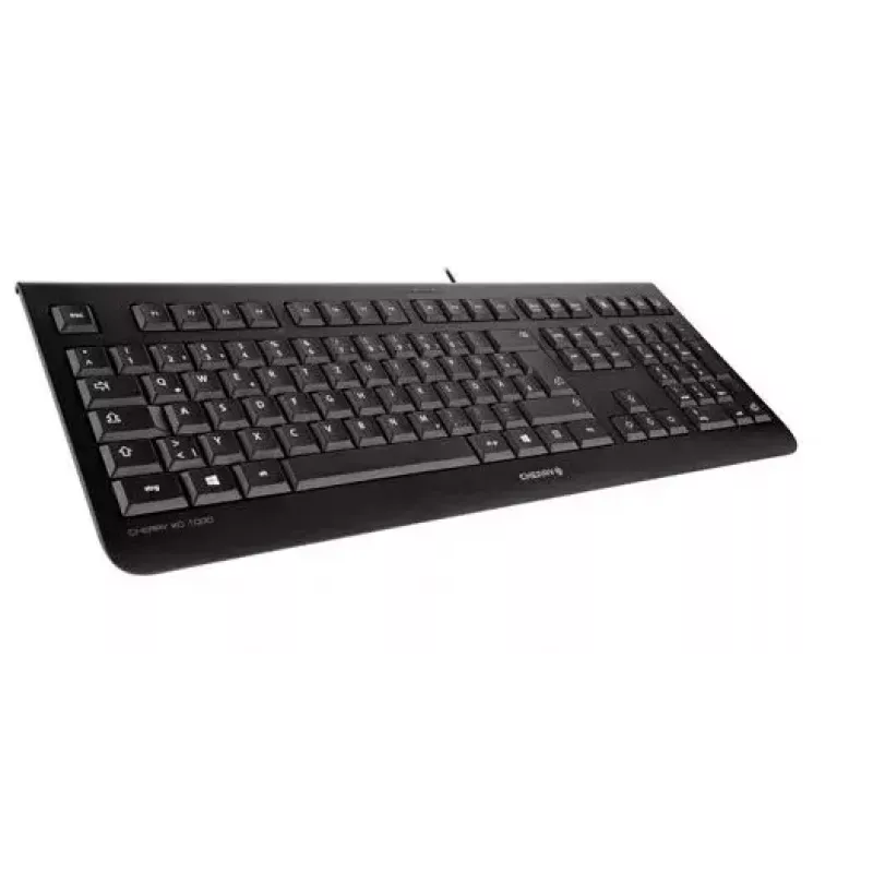 CHERRY KC 1000 klaviatūra universali USB AZERTY belgiška juoda