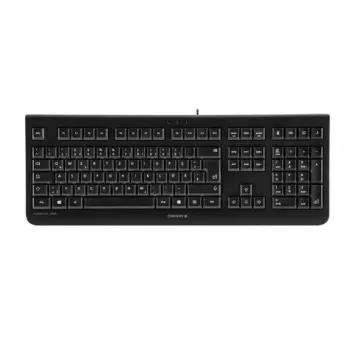 CHERRY KC 1000 klaviatūra universali USB AZERTY belgiška juoda