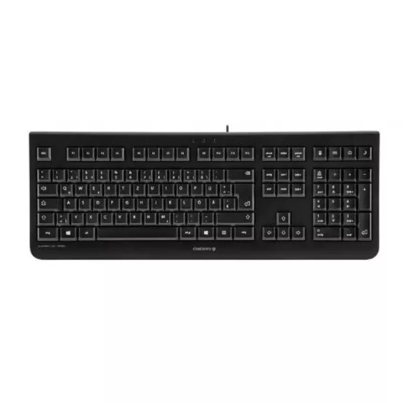 CHERRY KC 1000 klaviatūra universali USB AZERTY belgiška juoda