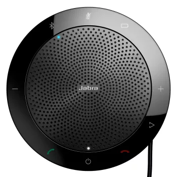 Jabra Speak 510+ UC, Universal, Juoda, 100 m, Buttons, Omnidirectional, USB/Bluetooth