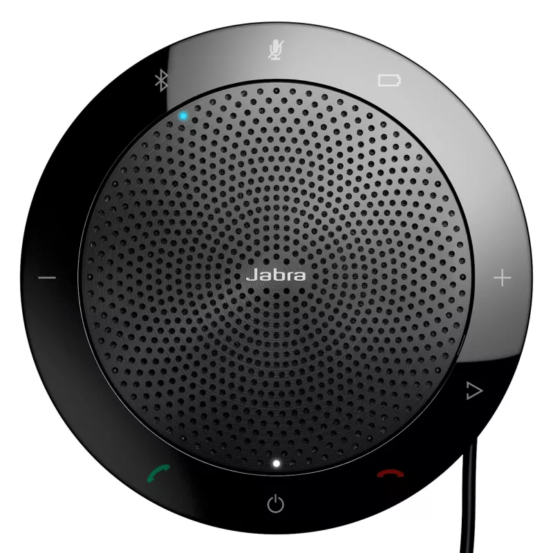 Jabra Speak 510+ UC, Universal, Juoda, 100 m, Buttons, Omnidirectional, USB/Bluetooth