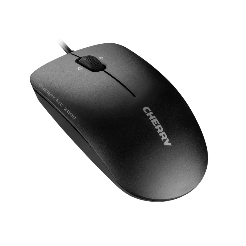 CHERRY MC 2000 laidinė pelė su pakreipiamu ratuku, juoda, USB