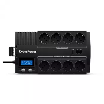 CyberPower BR1200ELCD nepertraukiamo maitinimo šaltinis (UPS) Line-Interactive 1,2 kVA 720 W 8 kintamosios srovės lizdų (-ai)