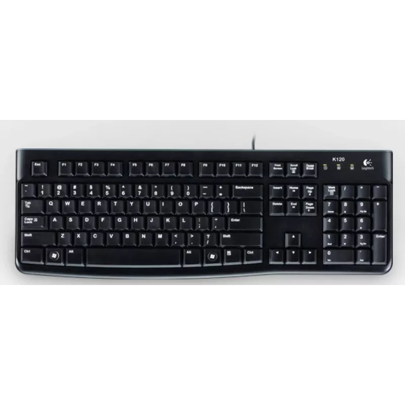 LOGITECH klaviatūra K120 – verslui – QWERTZ šveicariška