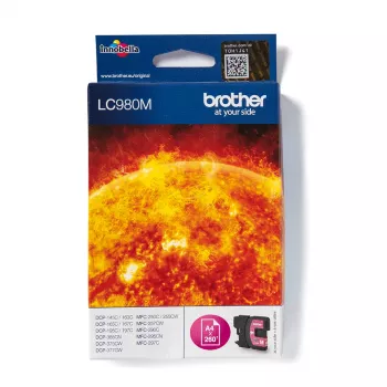 Brother LC980M rašalo kasetė 1 vnt. originali purpurinė