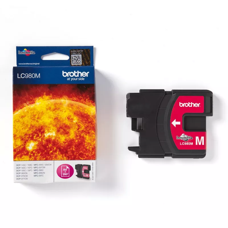 Brother LC980M rašalo kasetė 1 vnt. originali purpurinė