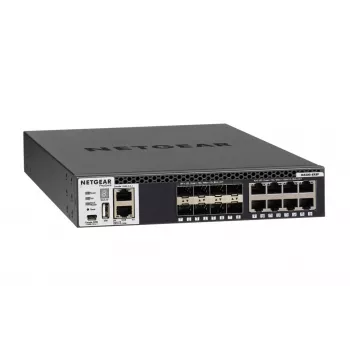 NETGEAR M4300-8X8F valdomas L3 10G Ethernet (100/1000/10000) 1U juodas