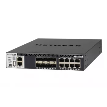 NETGEAR M4300-8X8F valdomas L3 10G Ethernet (100/1000/10000) 1U juodas