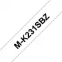 Brother M-K231SBZ etikečių gamybos juosta Juoda ant baltos
