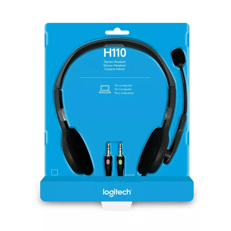 LOGITECH H110 - 3,5 mm - stereofoninės ausinės